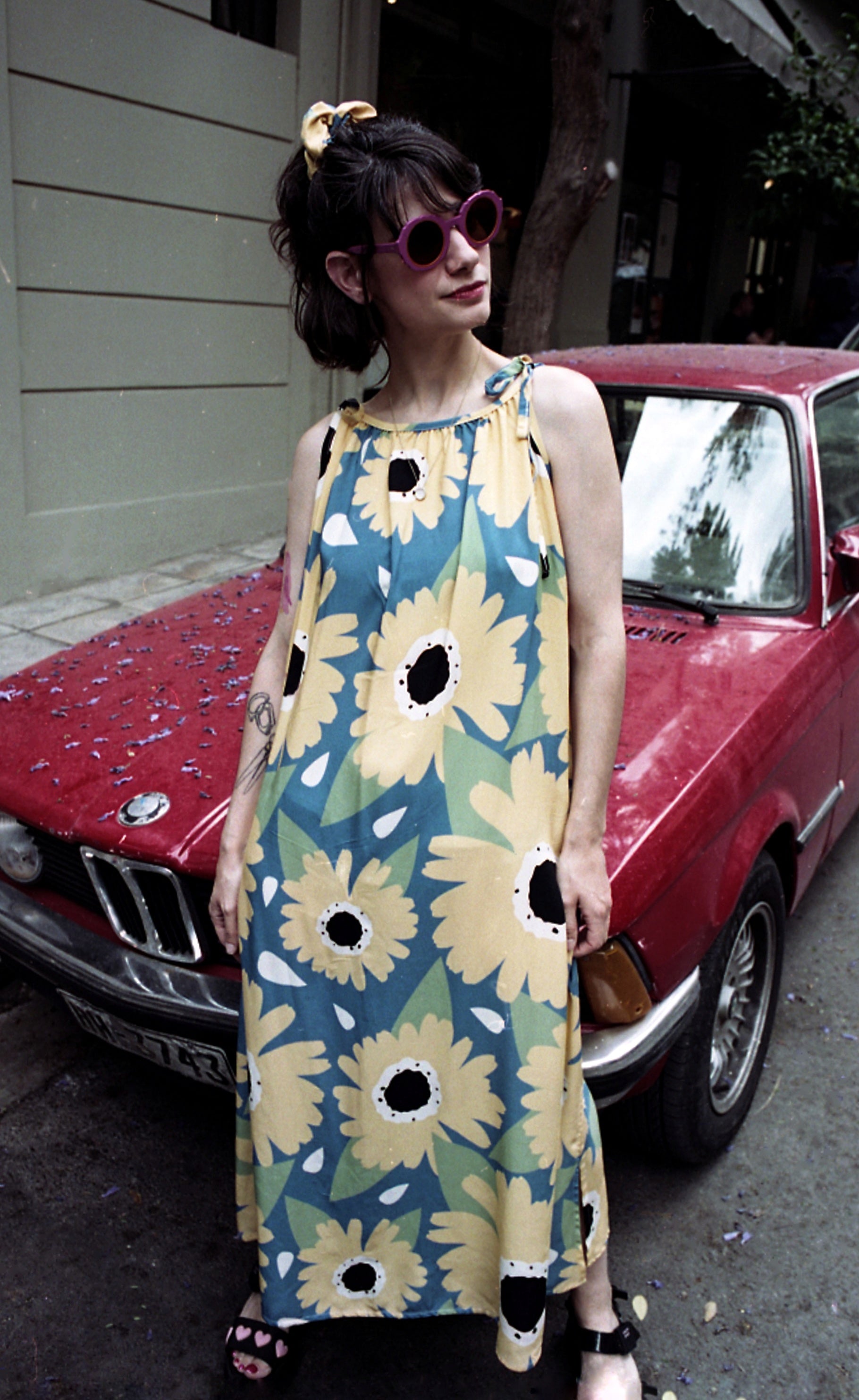 CASSIE OPEN BACK DRESS- MARGARITAS