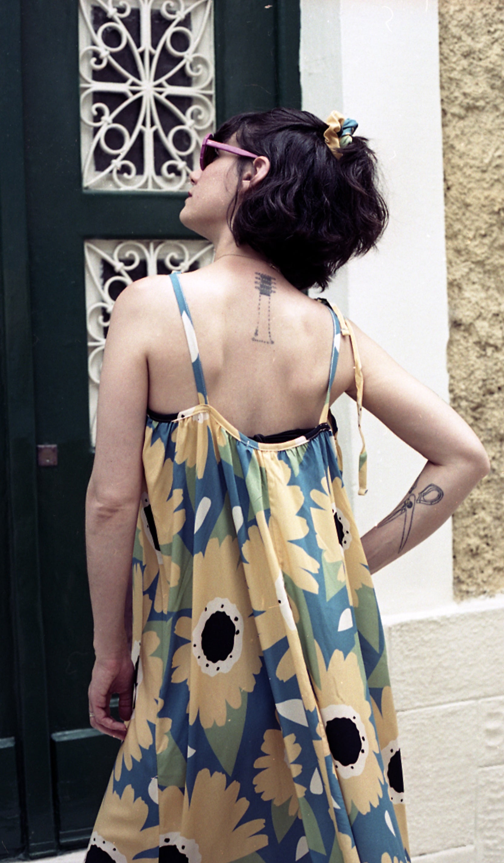 CASSIE OPEN BACK DRESS- MARGARITAS