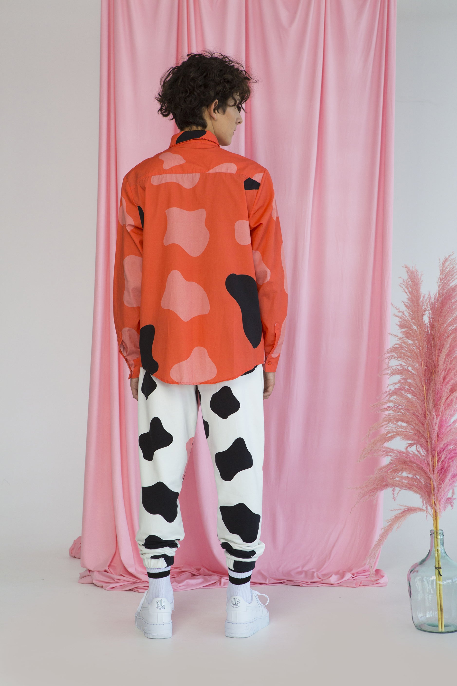 KOWALSKI UNISEX SHIRT- CRAZY COW CORAL