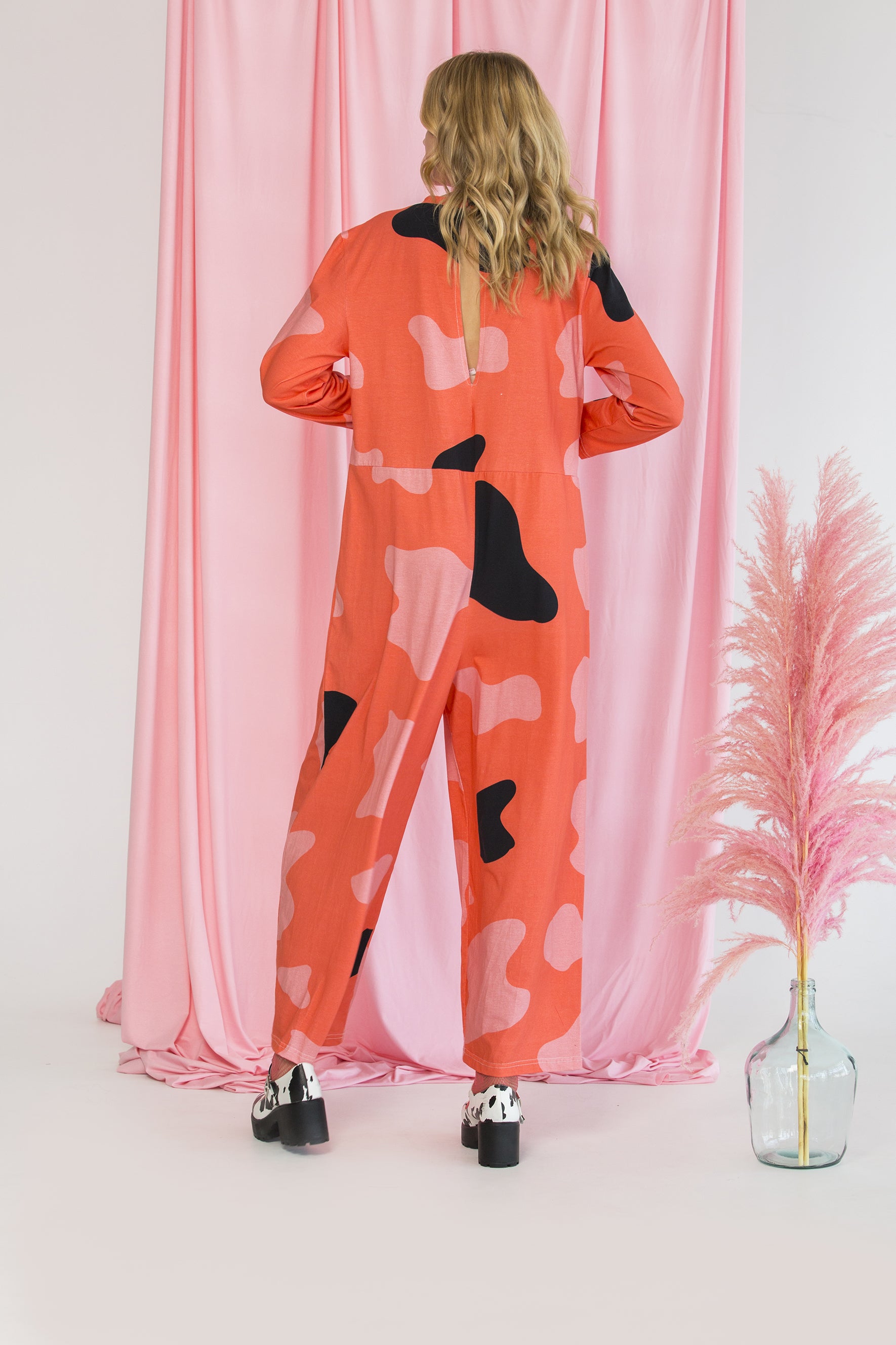 JUMPSUIT POKEY-CRAZY COW CORAL