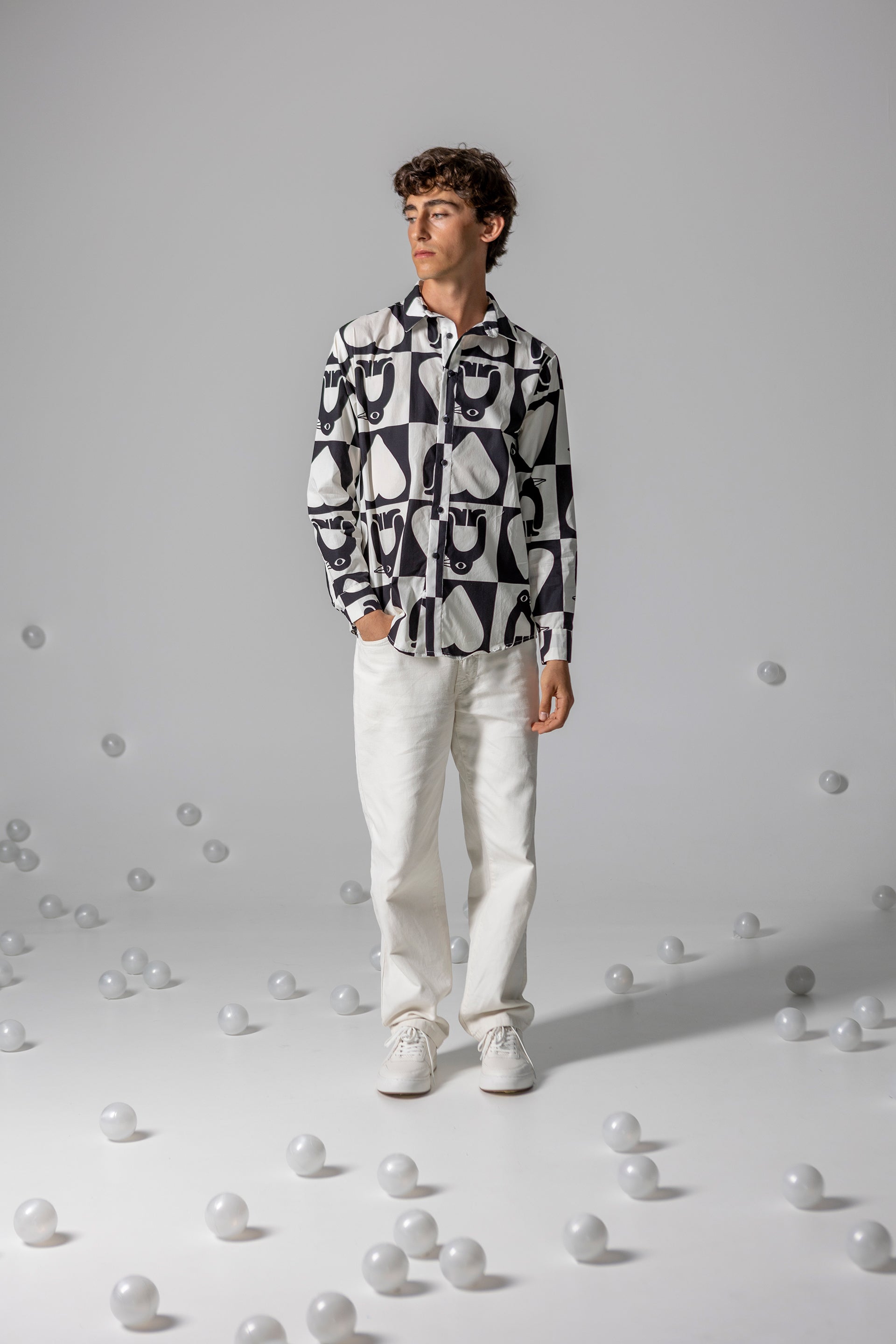 KOWALSKI UNISEX SHIRT- ADELIE CHESS