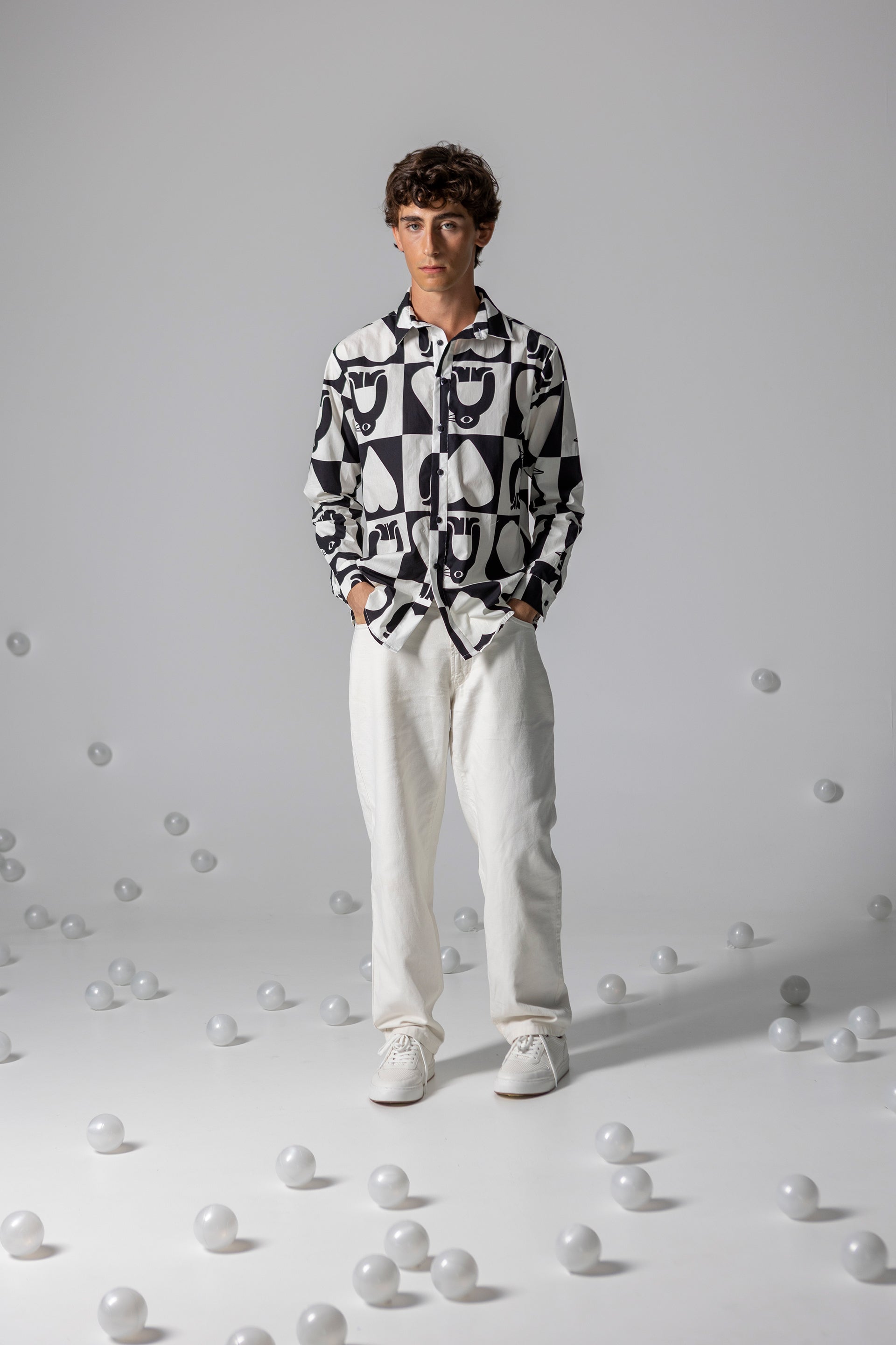 KOWALSKI UNISEX SHIRT- ADELIE CHESS