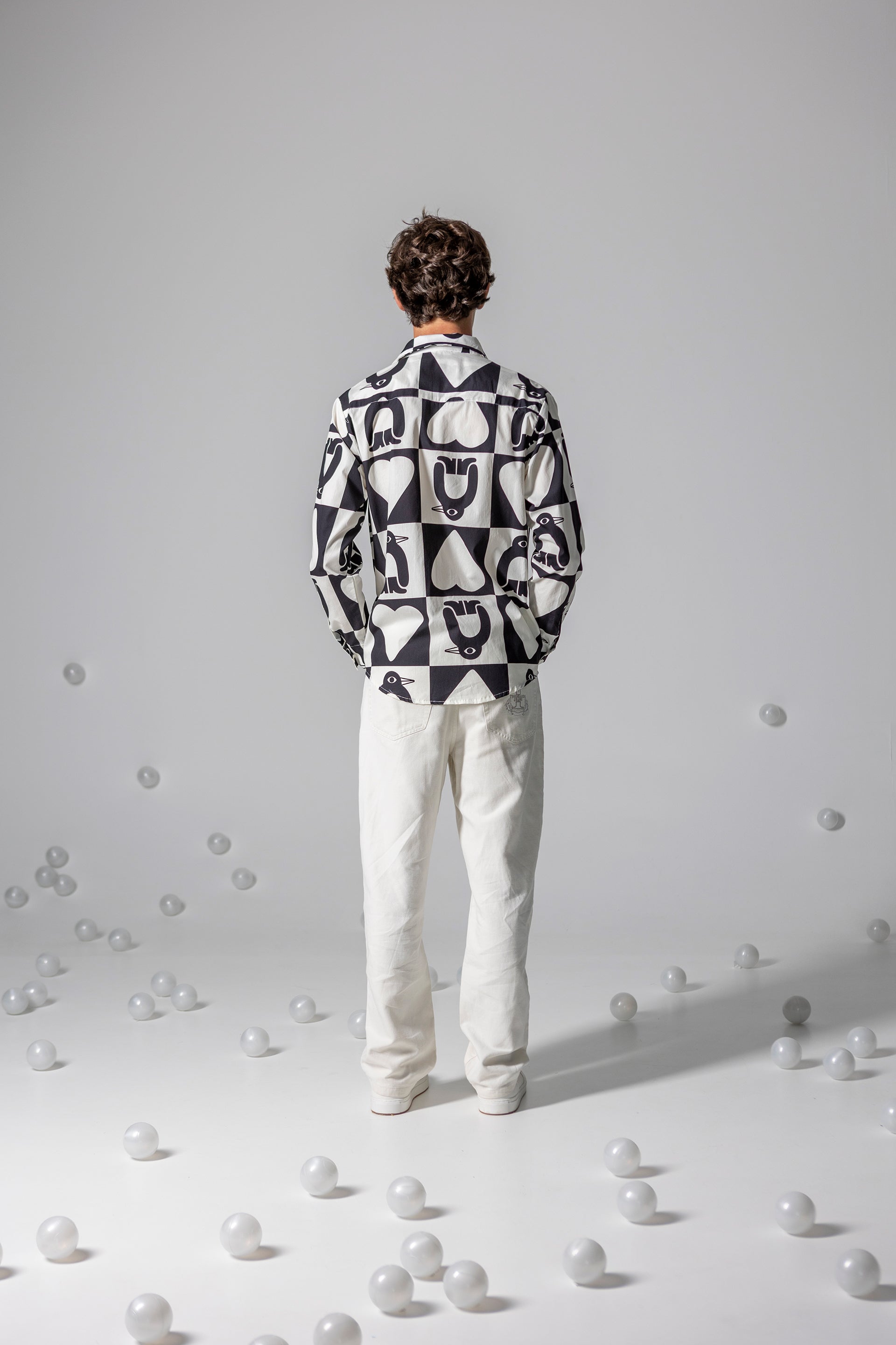 KOWALSKI UNISEX SHIRT- ADELIE CHESS