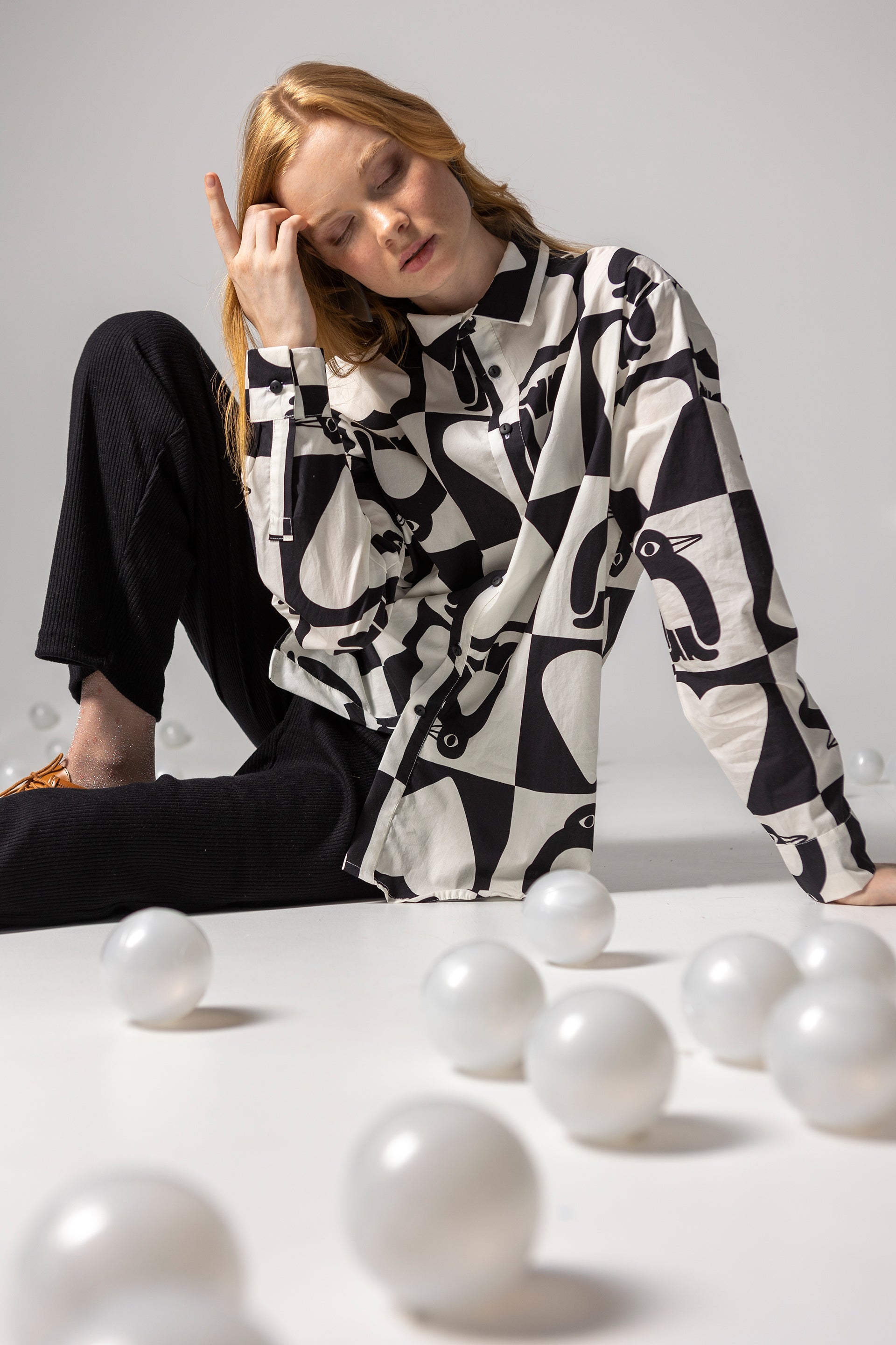 KOWALSKI UNISEX SHIRT- ADELIE CHESS