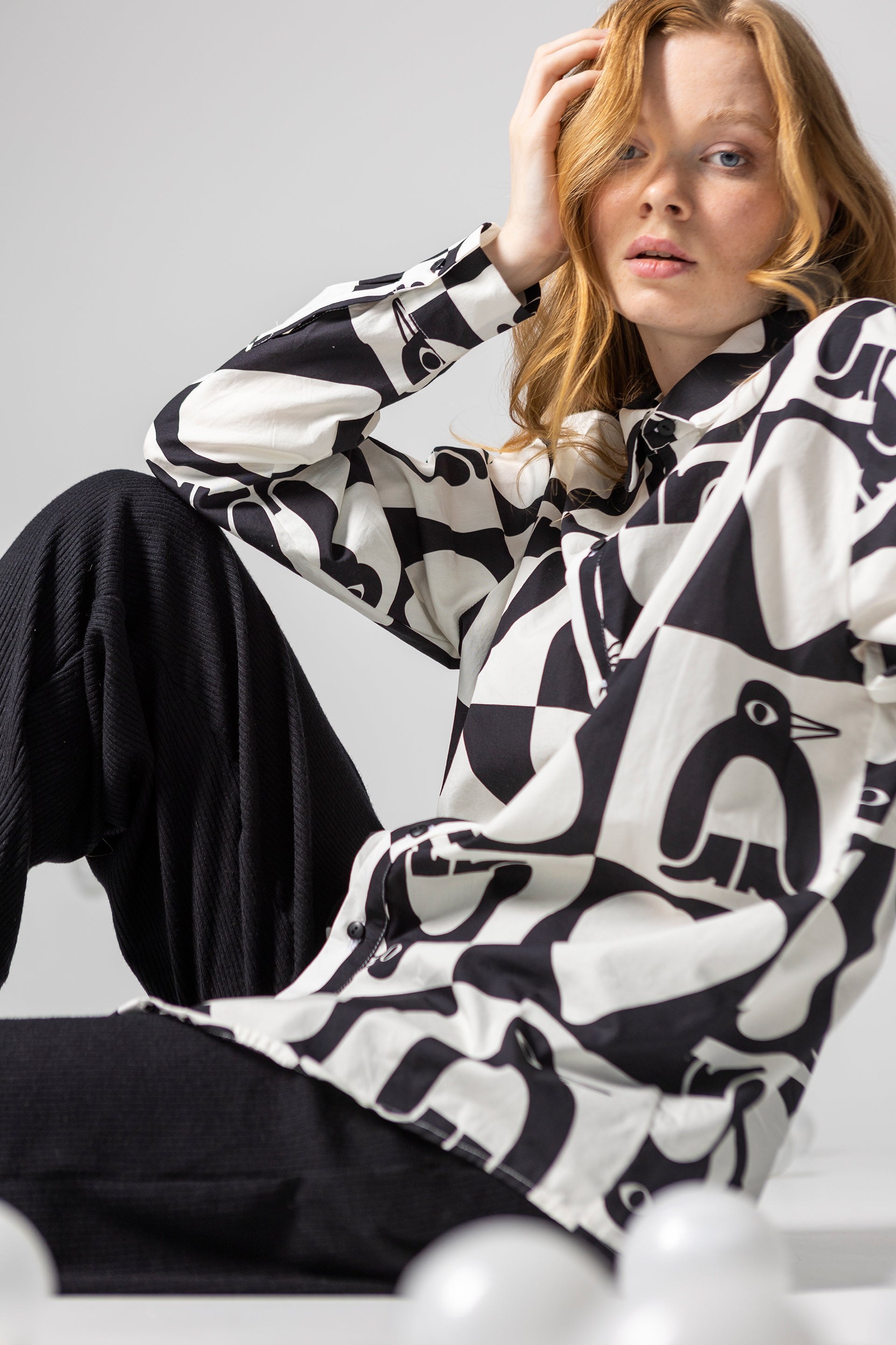 KOWALSKI UNISEX SHIRT- ADELIE CHESS