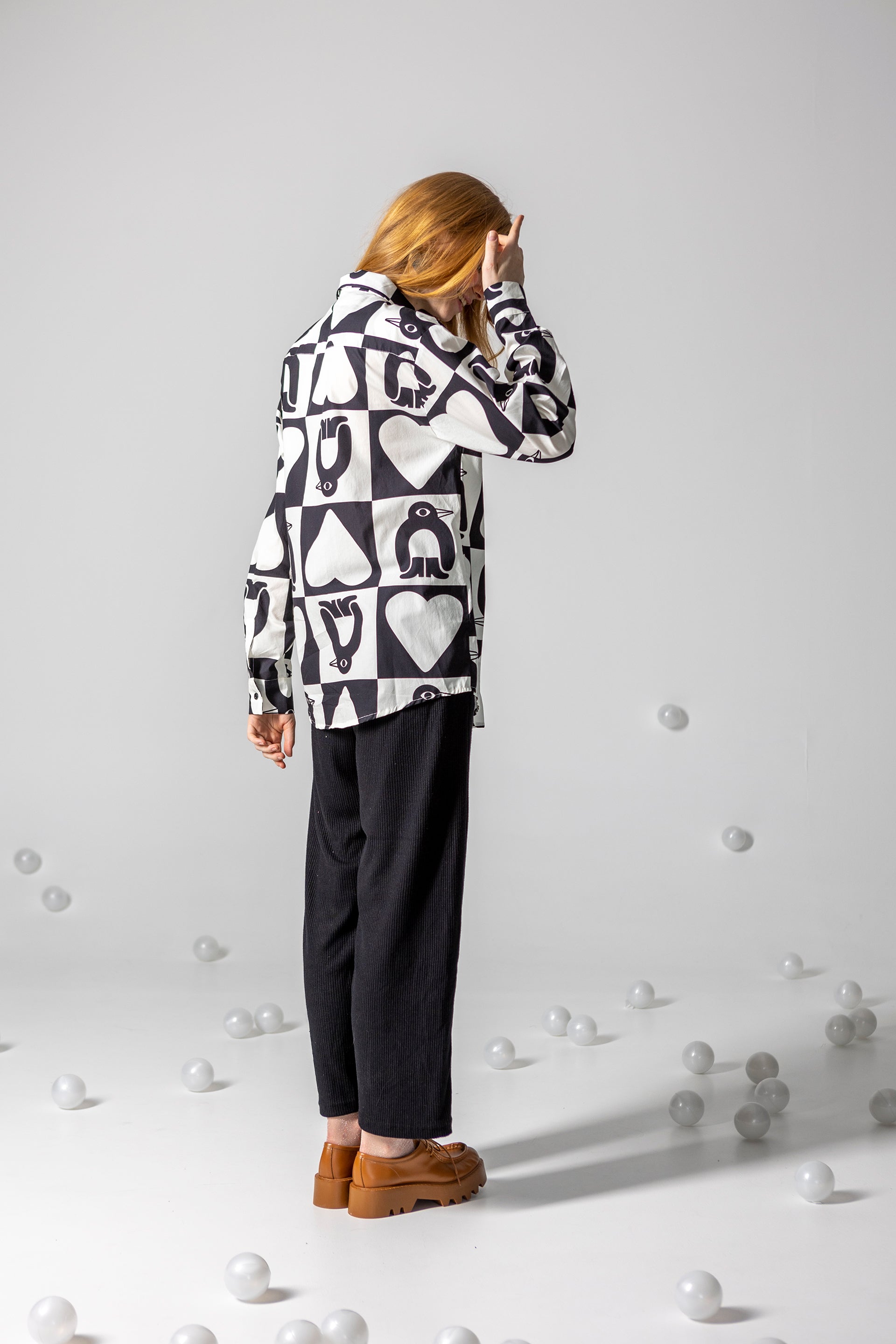 KOWALSKI UNISEX SHIRT- ADELIE CHESS