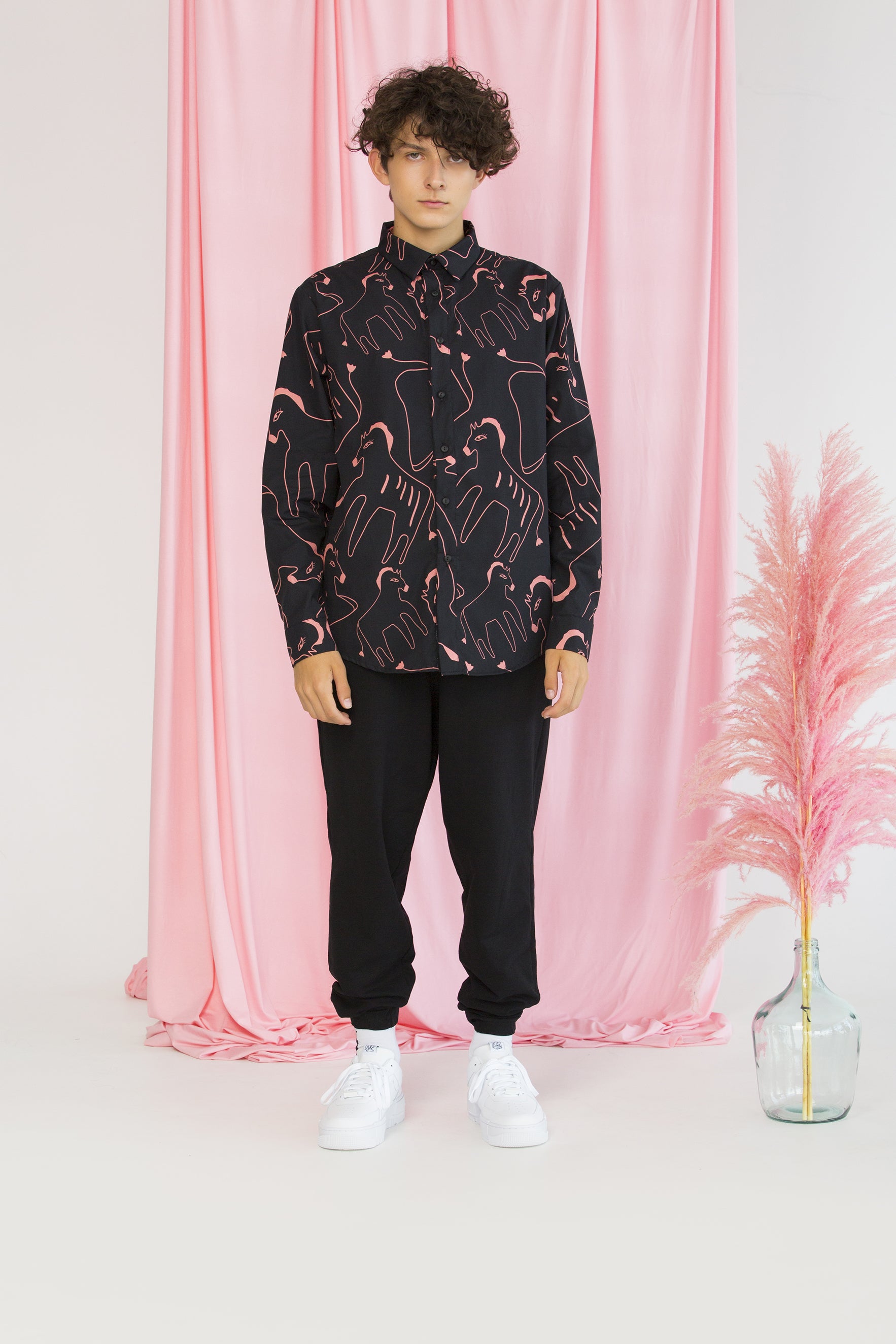KOWALSKI UNISEX SHIRT- ZEBRAS BLACK