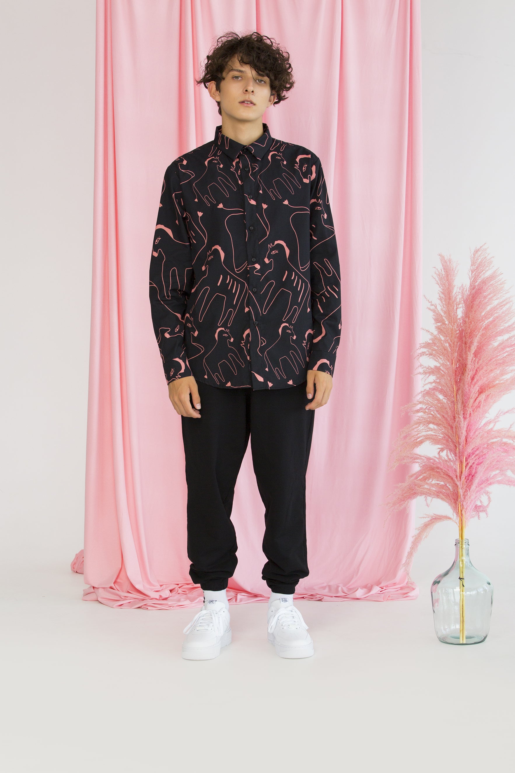 KOWALSKI UNISEX SHIRT- ZEBRAS BLACK
