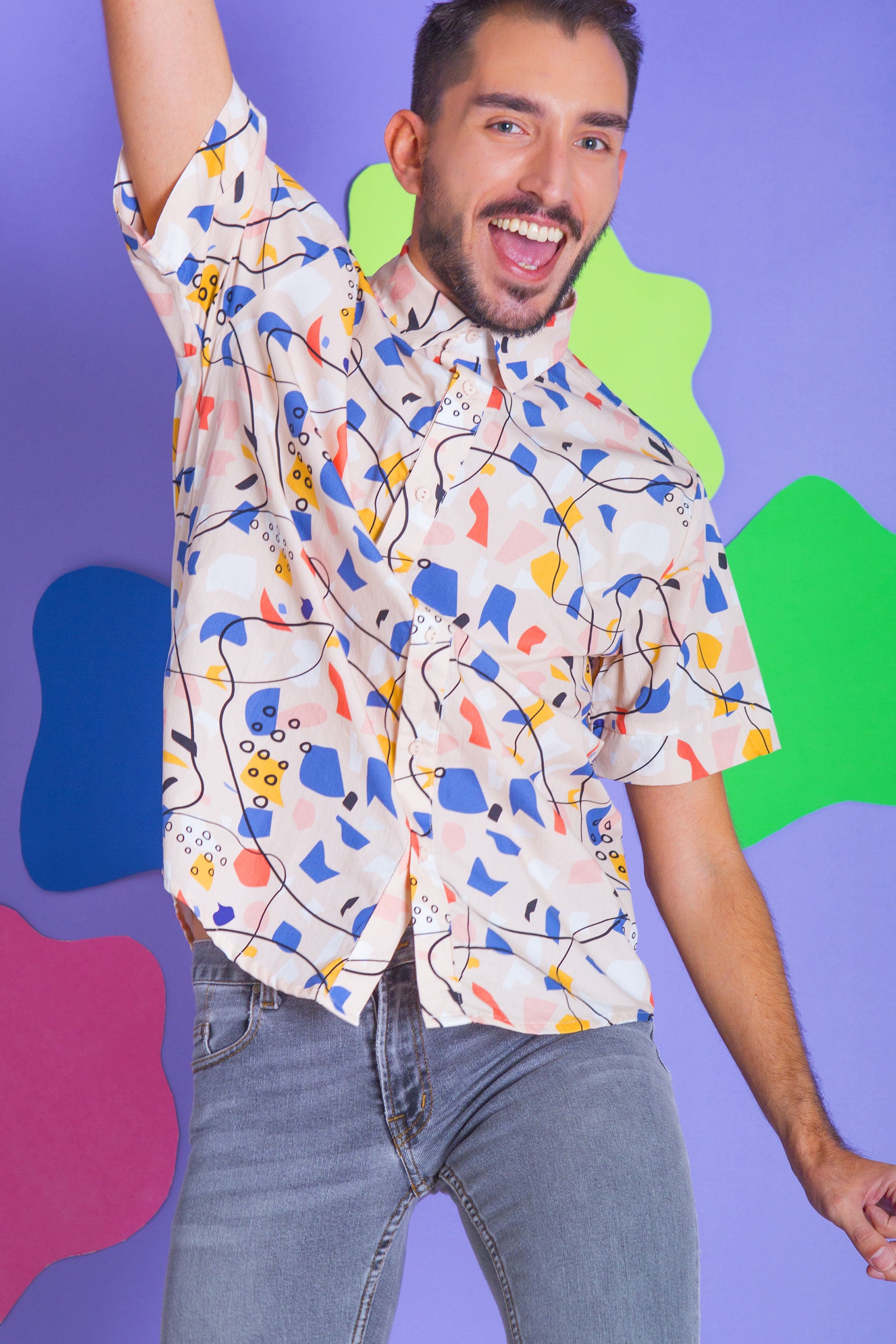 UNISEX SHIRT KOWALSKI-TERRAZZO LEMON