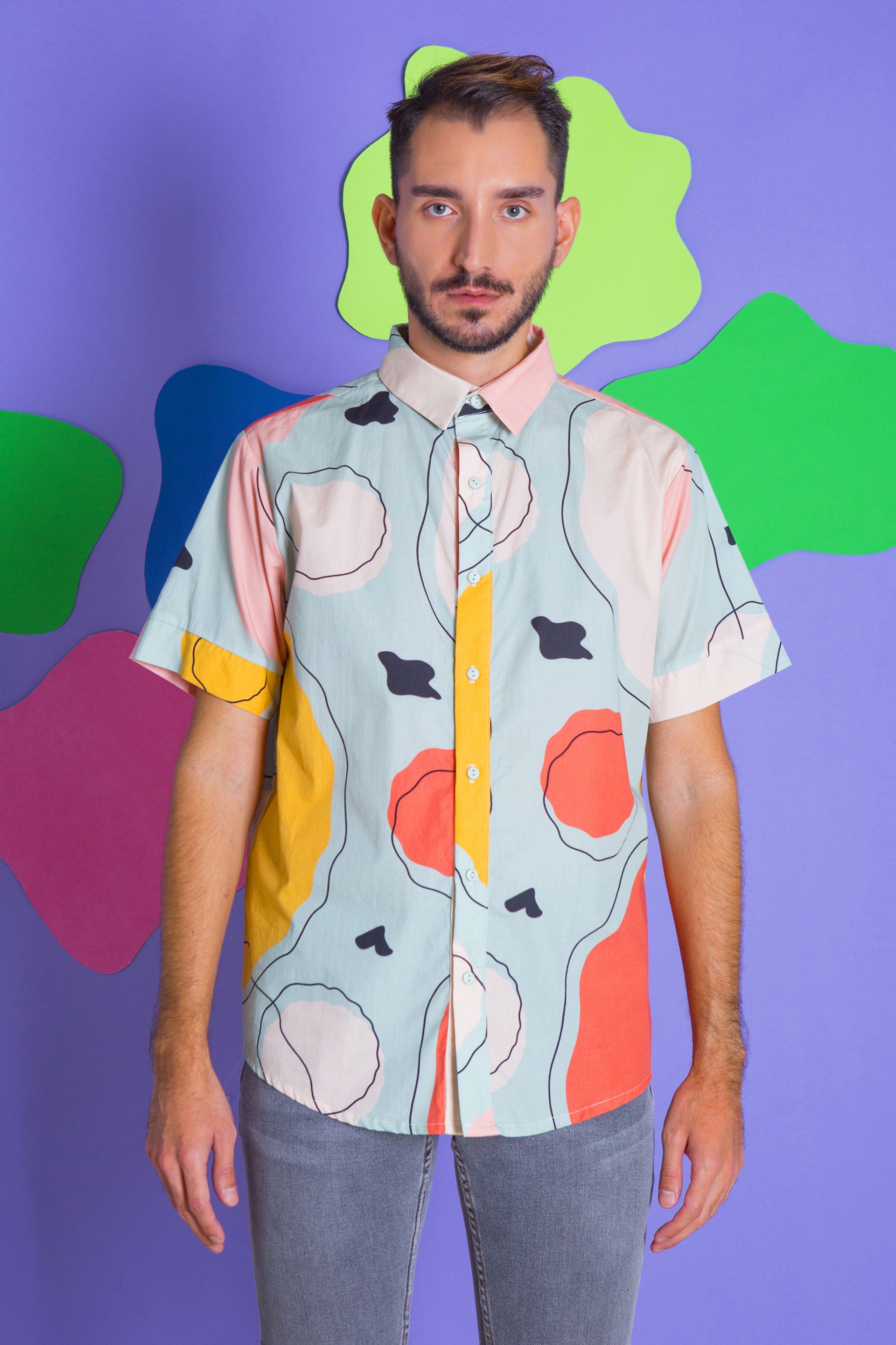 UNISEX SHIRT KOWALSKI-ABSTRACT CIRCLES