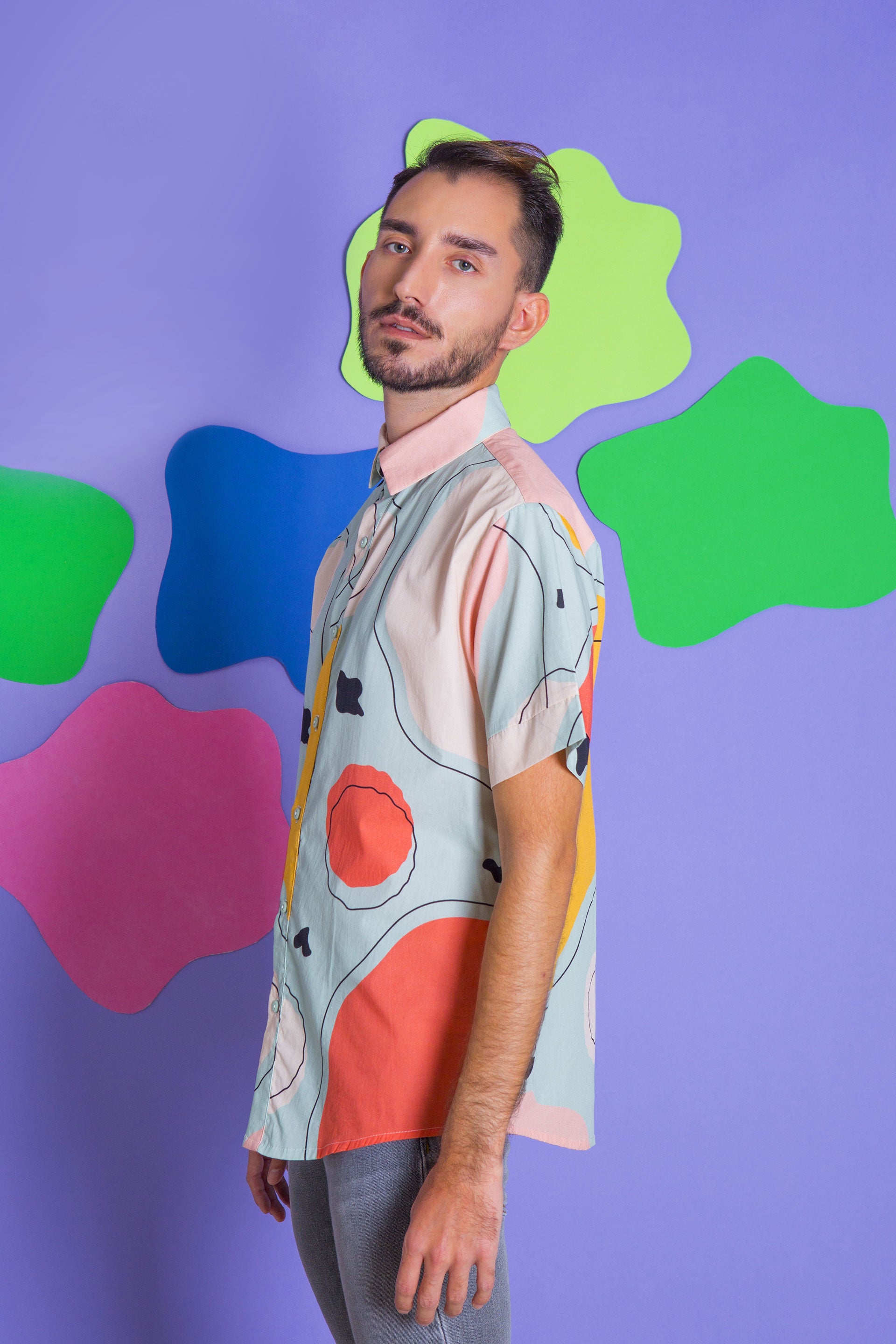 UNISEX SHIRT KOWALSKI-ABSTRACT CIRCLES