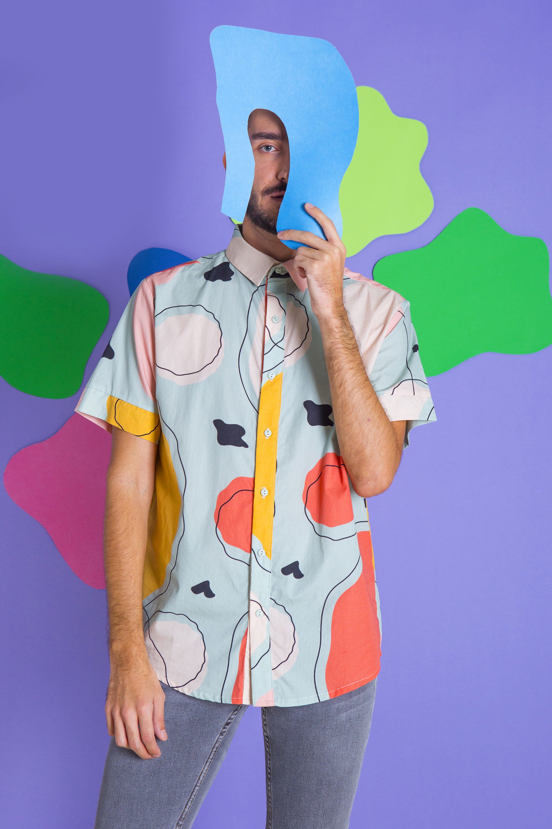 UNISEX SHIRT KOWALSKI-ABSTRACT CIRCLES