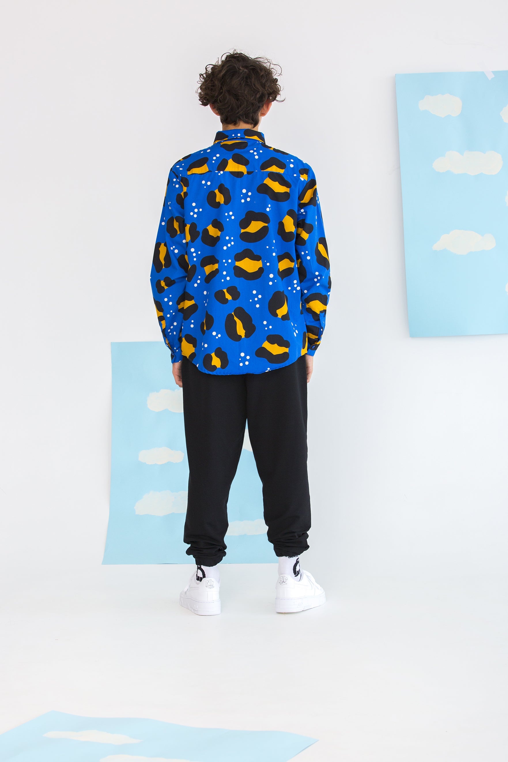KOWALSKI UNISEX SHIRT- CHEETAH BLUE