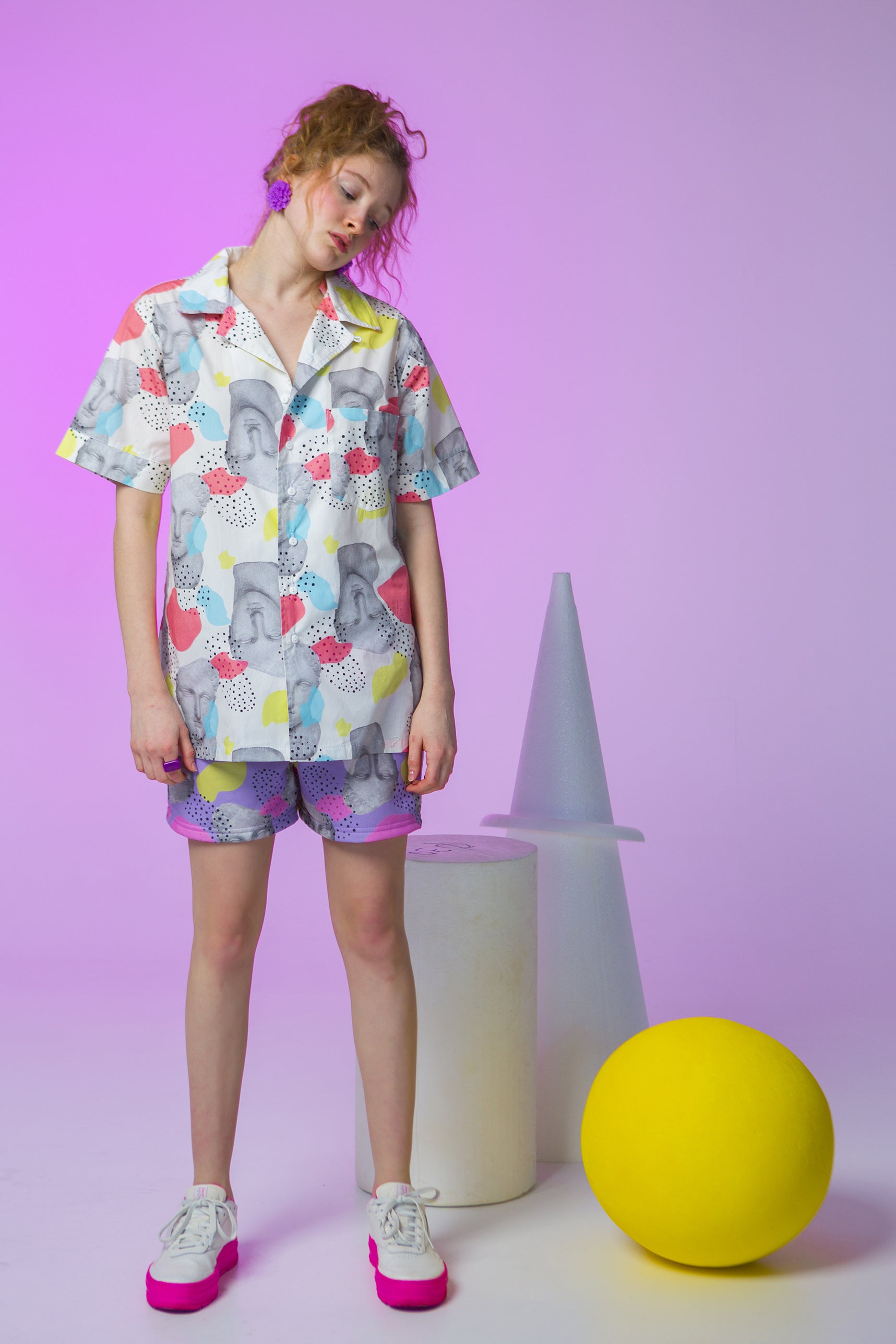 BOWLING SHIRT RICO-ANCIENT BEAUTY ECRU