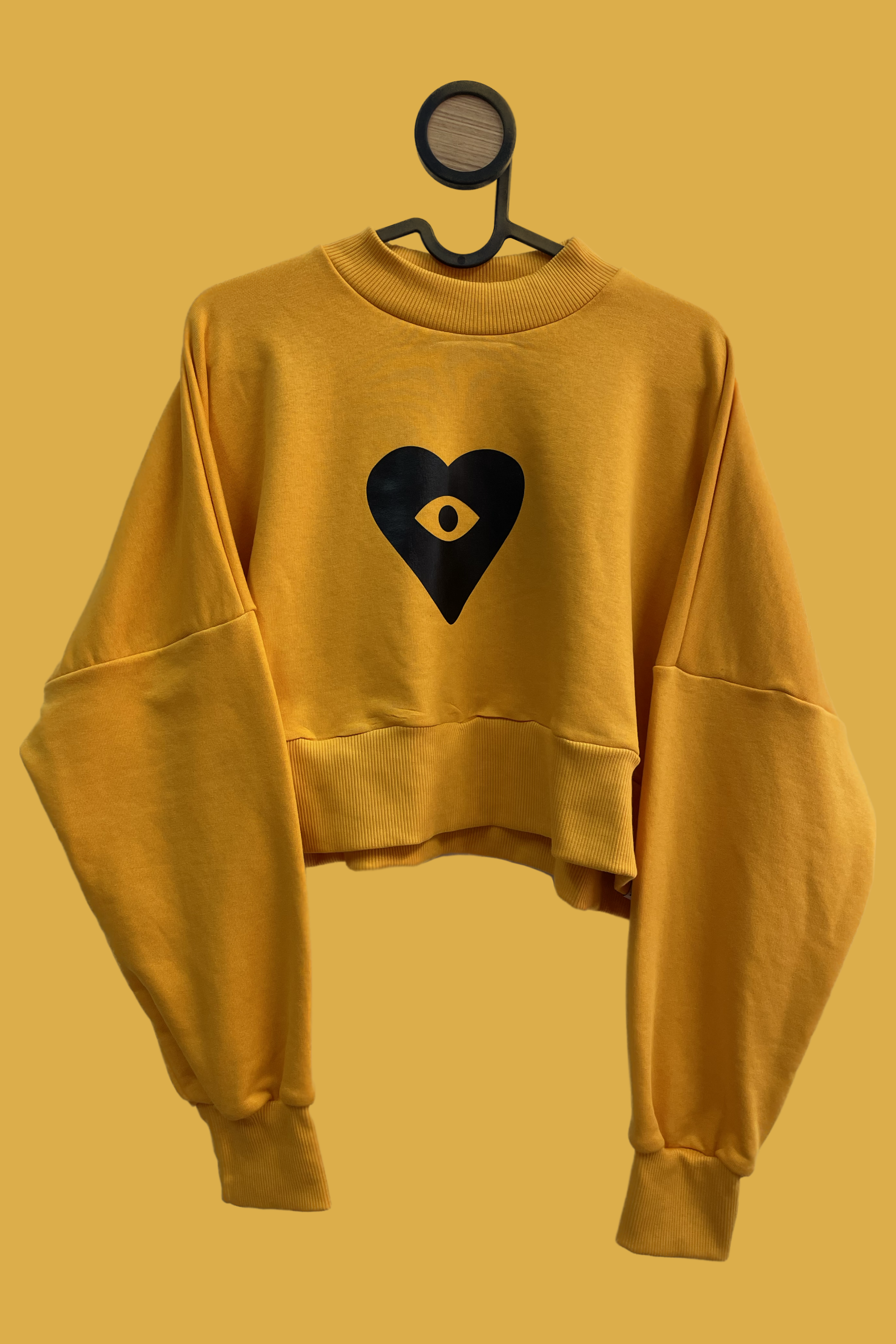 CROPPED SWEATSHIRT CHILLY WILLY- HEART (VINYL)
