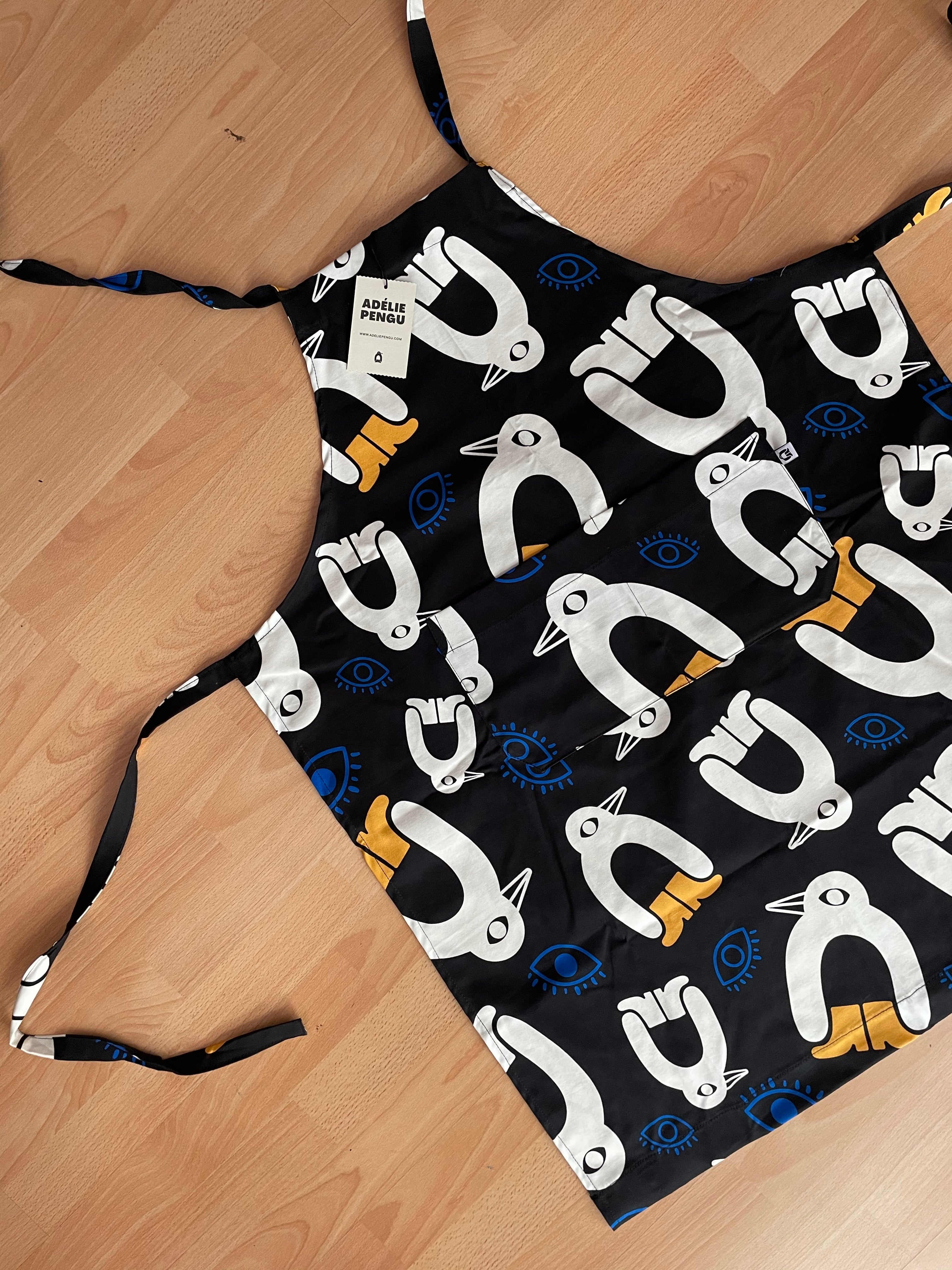 Apron Rosalie- Penguins